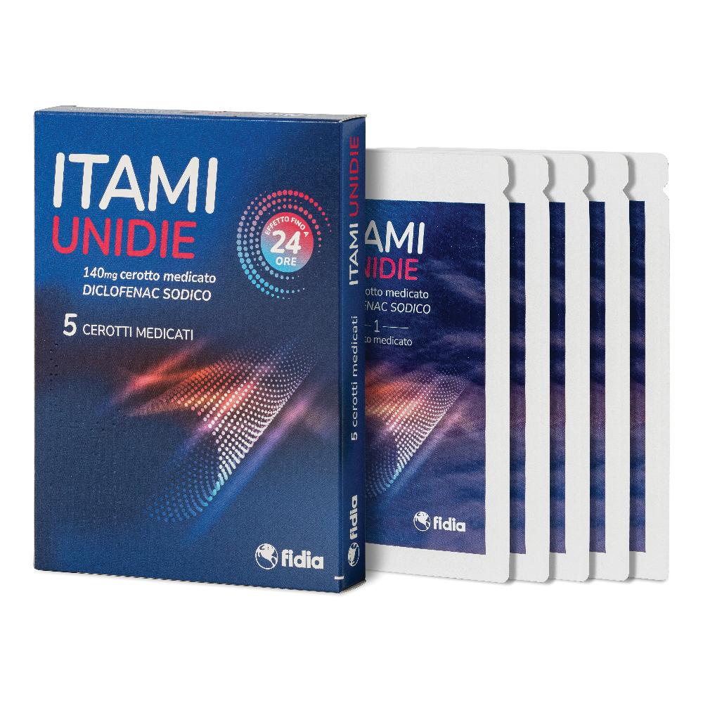 ITAMI UNIDIE*5 cerotti medicati 140 mg