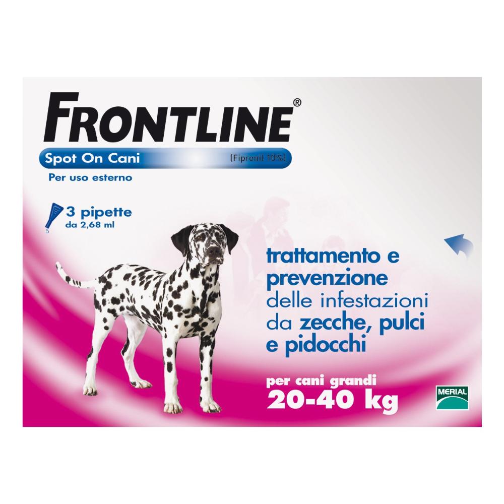 FRONTLINE-SPOTON CANI G 3PIP