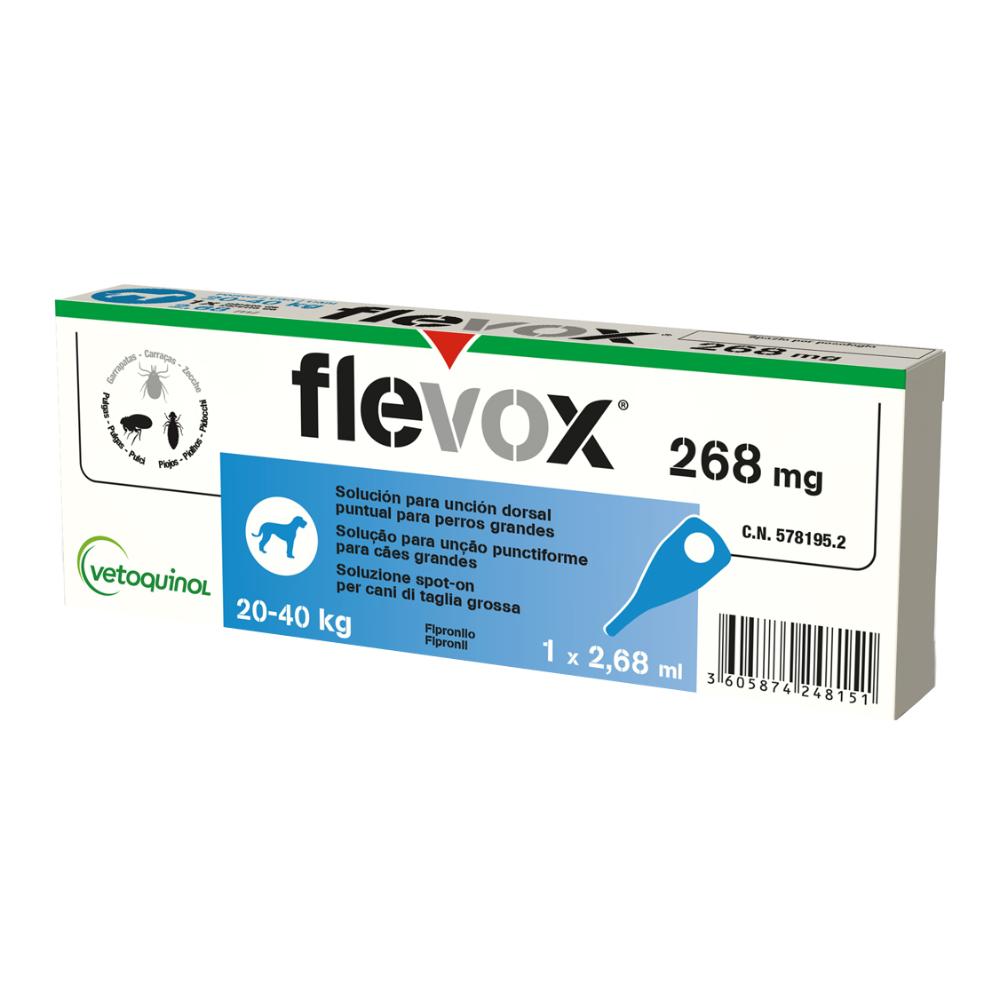 FLEVOX*SPOTON 1PIP 2,68ML CANI