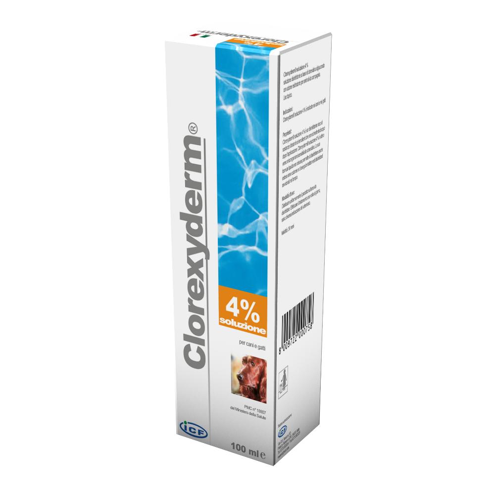CLOREXYDERM SOL 4% 100ML VET