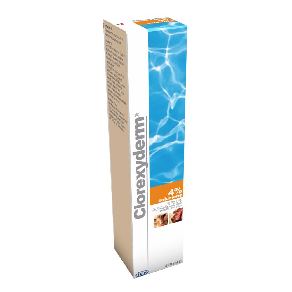 CLOREXYDERM SOL 4% 250ML VET