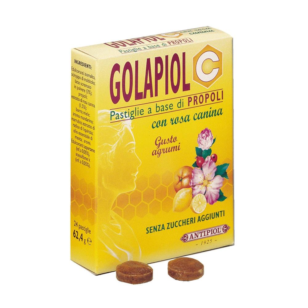 GOLAPIOL C AGRUMI SENZA ZUCCHERO 24 PASTIGLIE