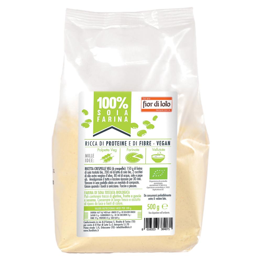 FARINA INTEGR SOJA 500G FDL