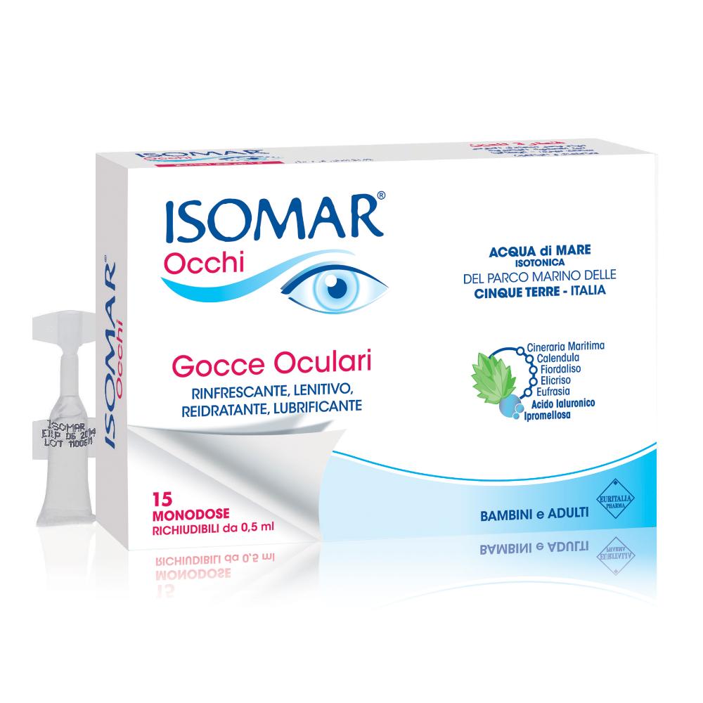 ISOMAR OCCHI GOCCE OCULARI ALL'ACIDO IALURONICO 0,20% 15 FLACONCINI