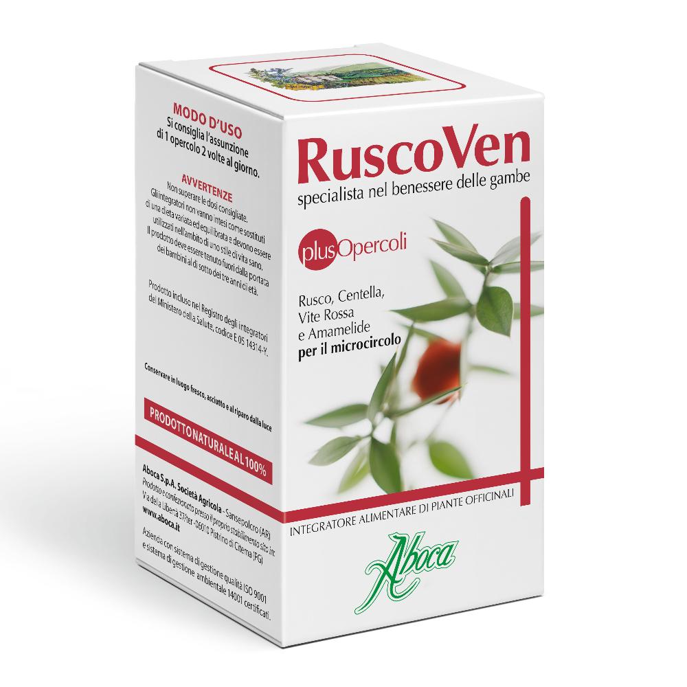 Ruscoven plus - 50 opercoli - Aboca