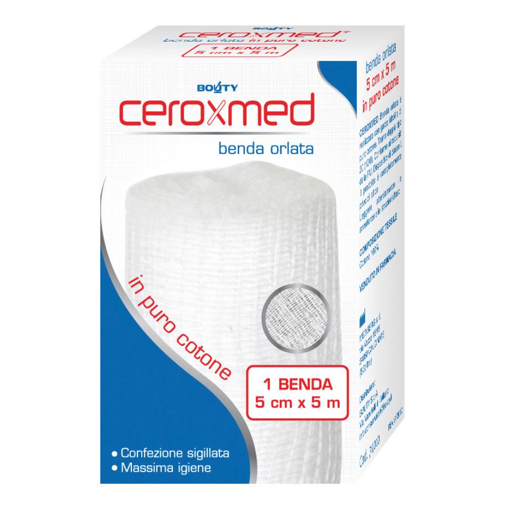 CEROXMED-BND ORL COT 5X 5