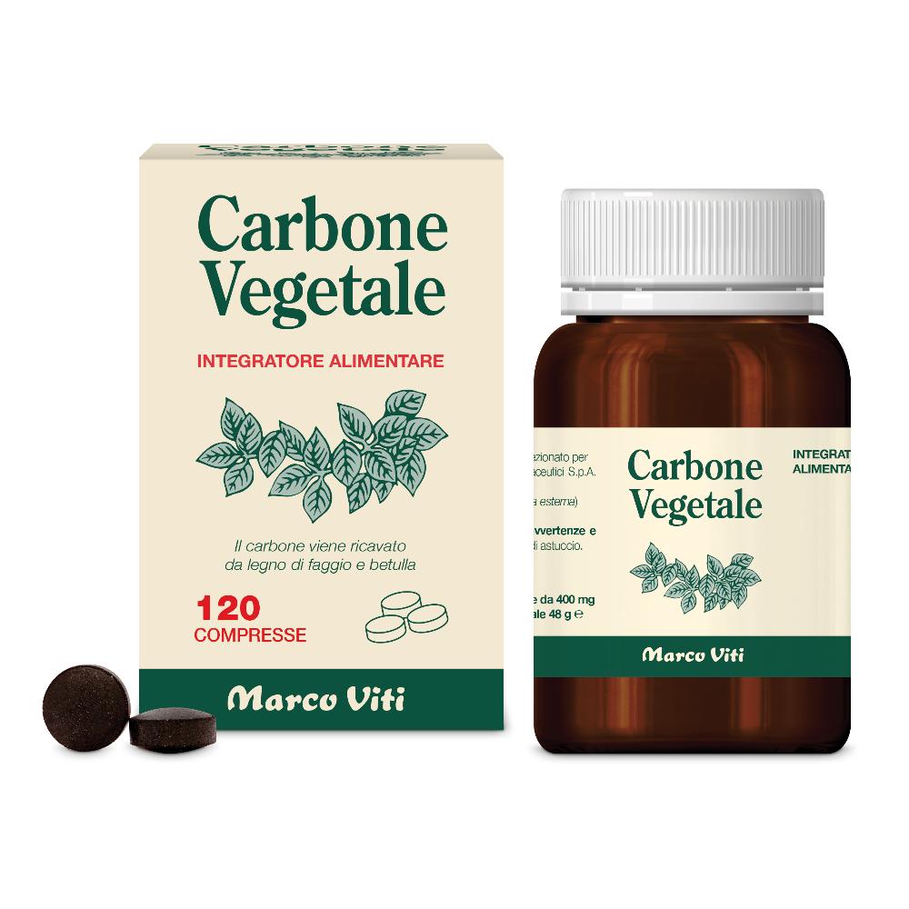 CARBONE-VEG 120 COMPRESSE VITI