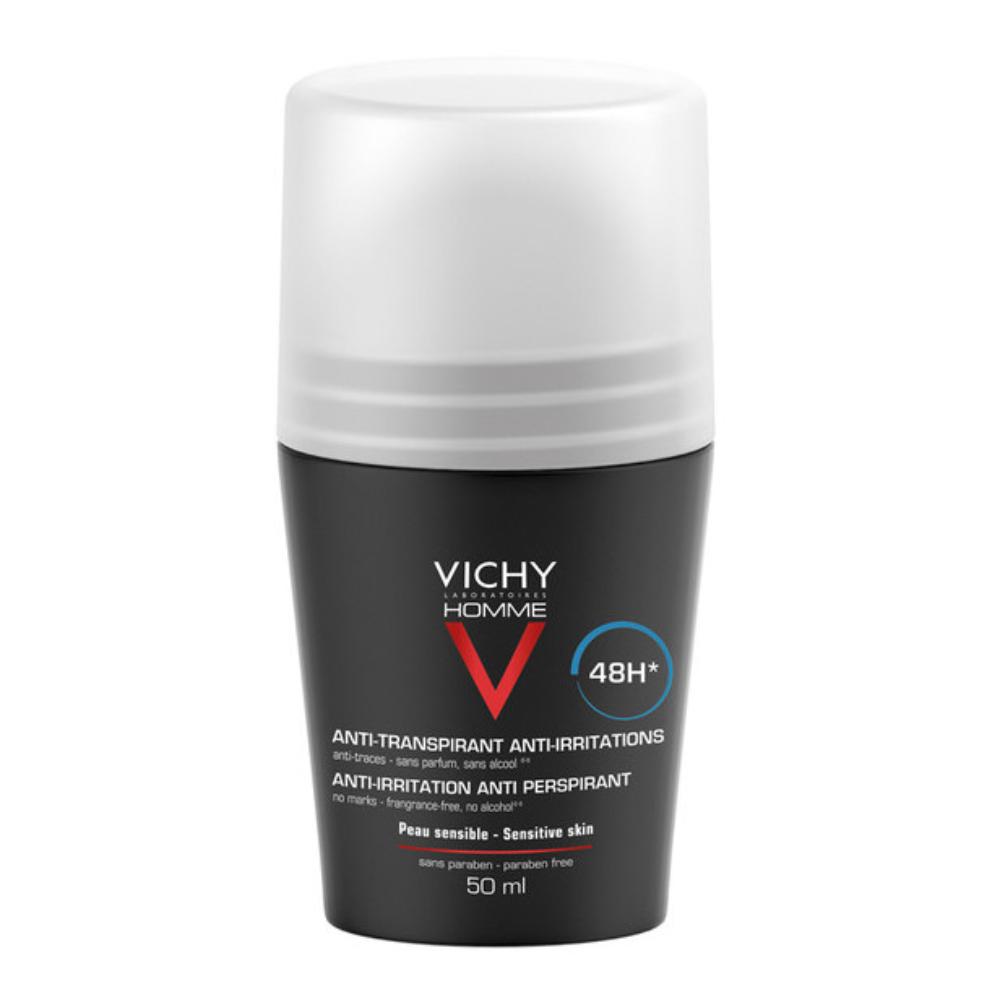 Vichy Homme deodorante roll on pelle sensibile 50 millilitri