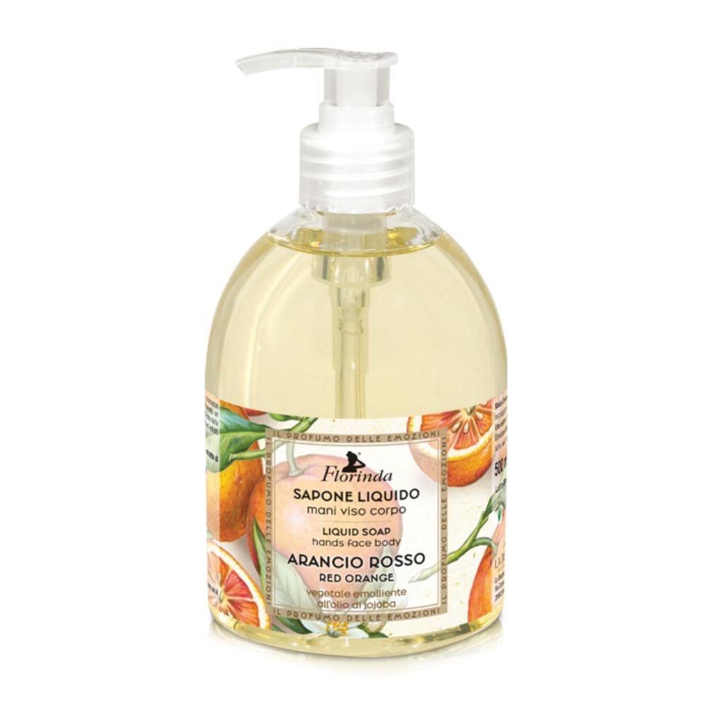 Florinda sapone liquido arancio rosso - 500 millilitri