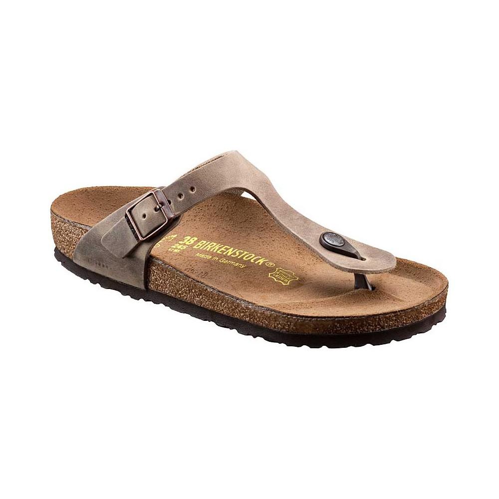BIRKENSTOCK GIZEH TABACCO BROWN OILED LEATHER 37