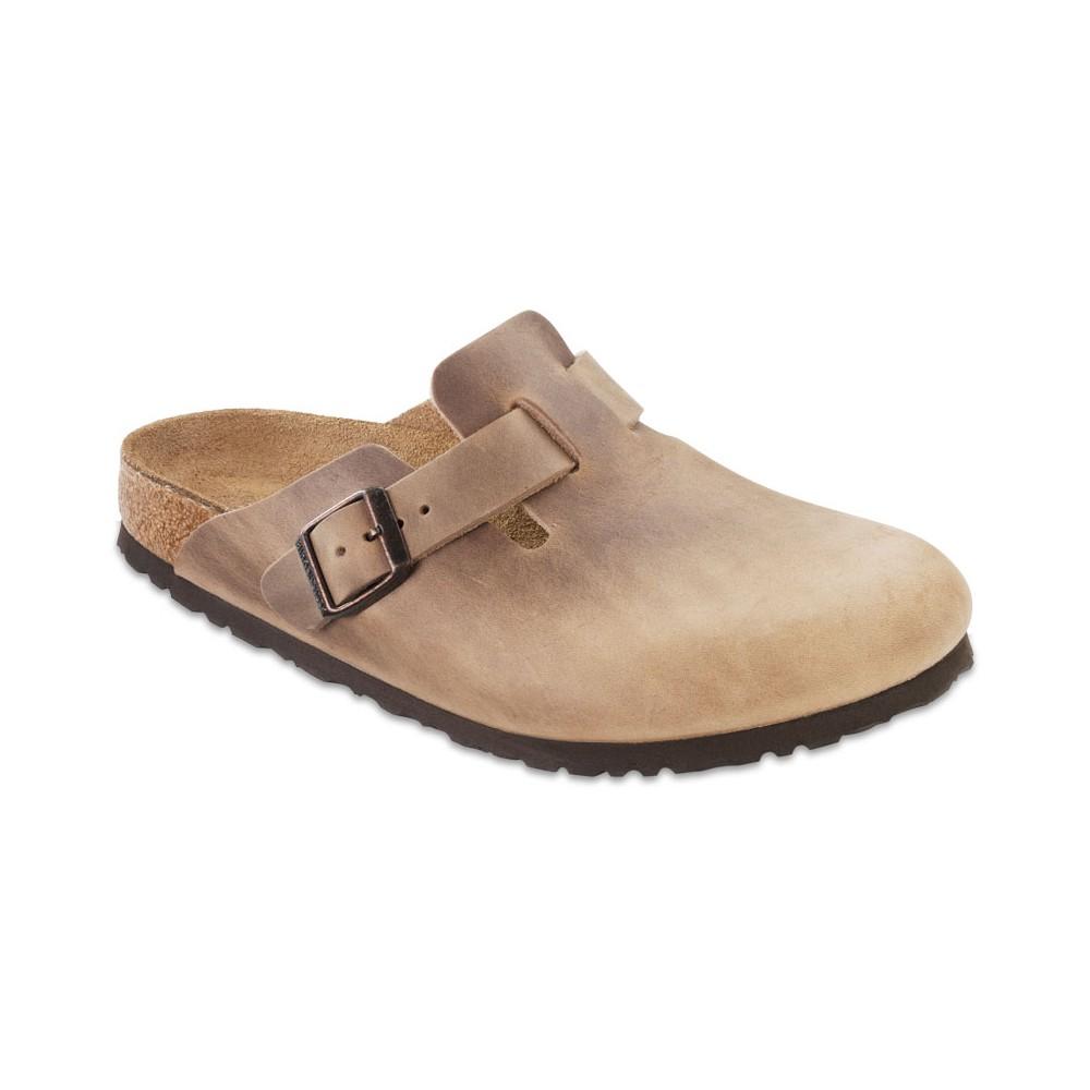 BIRKENSTOCK BOSTON TABACCO BROWN OILED LEATHER 41