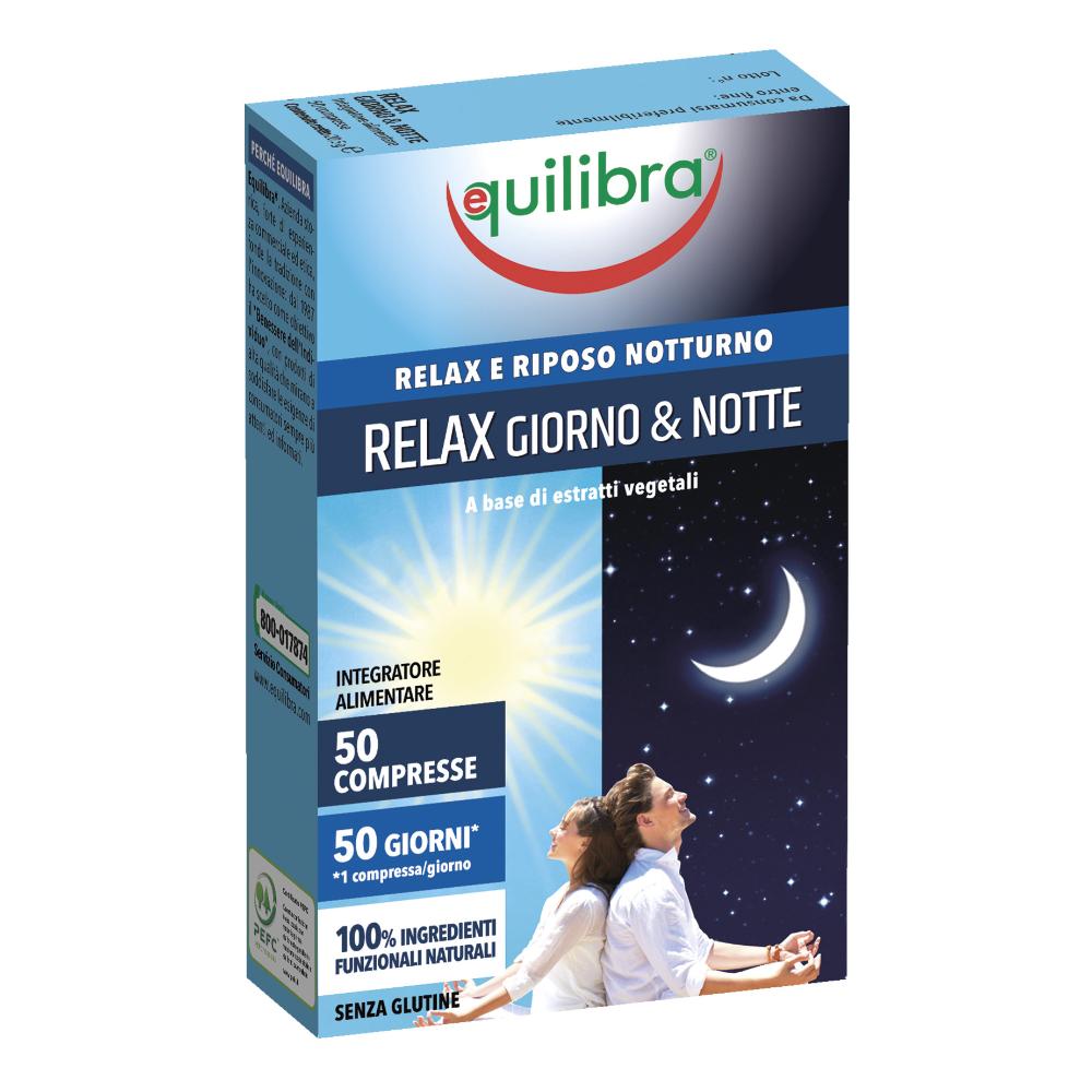 equilibra syrio equilibra relax giorn/nott 50cpr, bianco