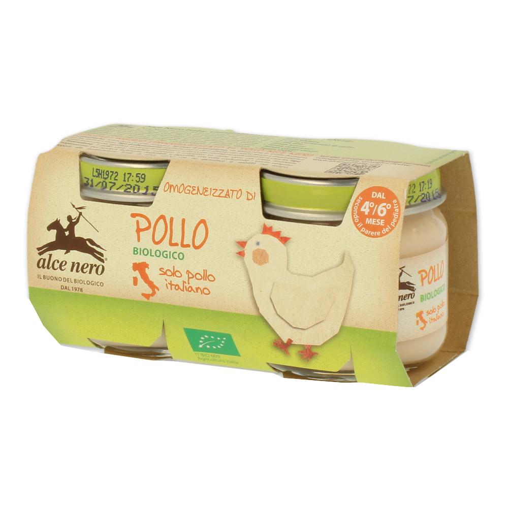 OMOGENEIZ POLLO BIO 2X80G ALCE