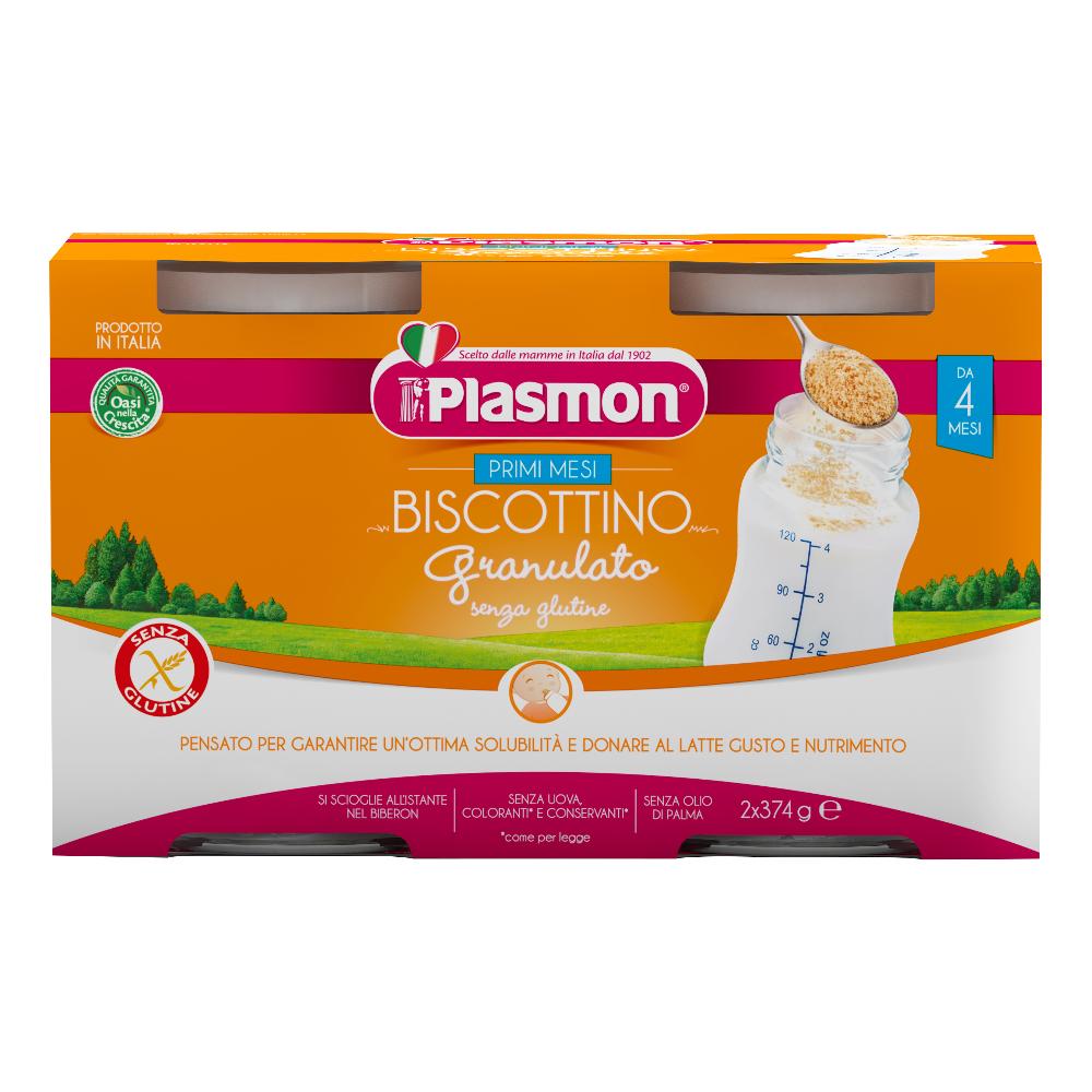PLASMON BISCOTTINO GRANULATO 2 X 374 G
