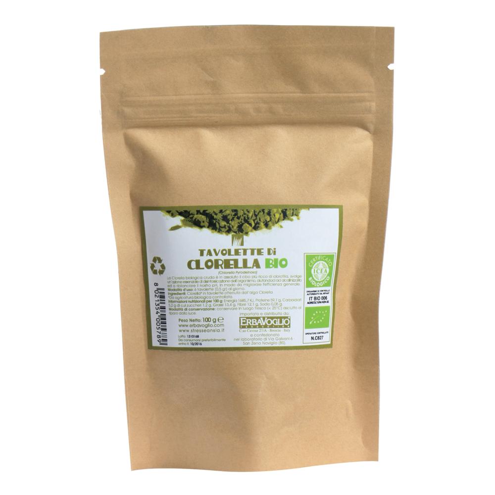 Tavolette Di Clorella Bio ErbaVoglio 100g
