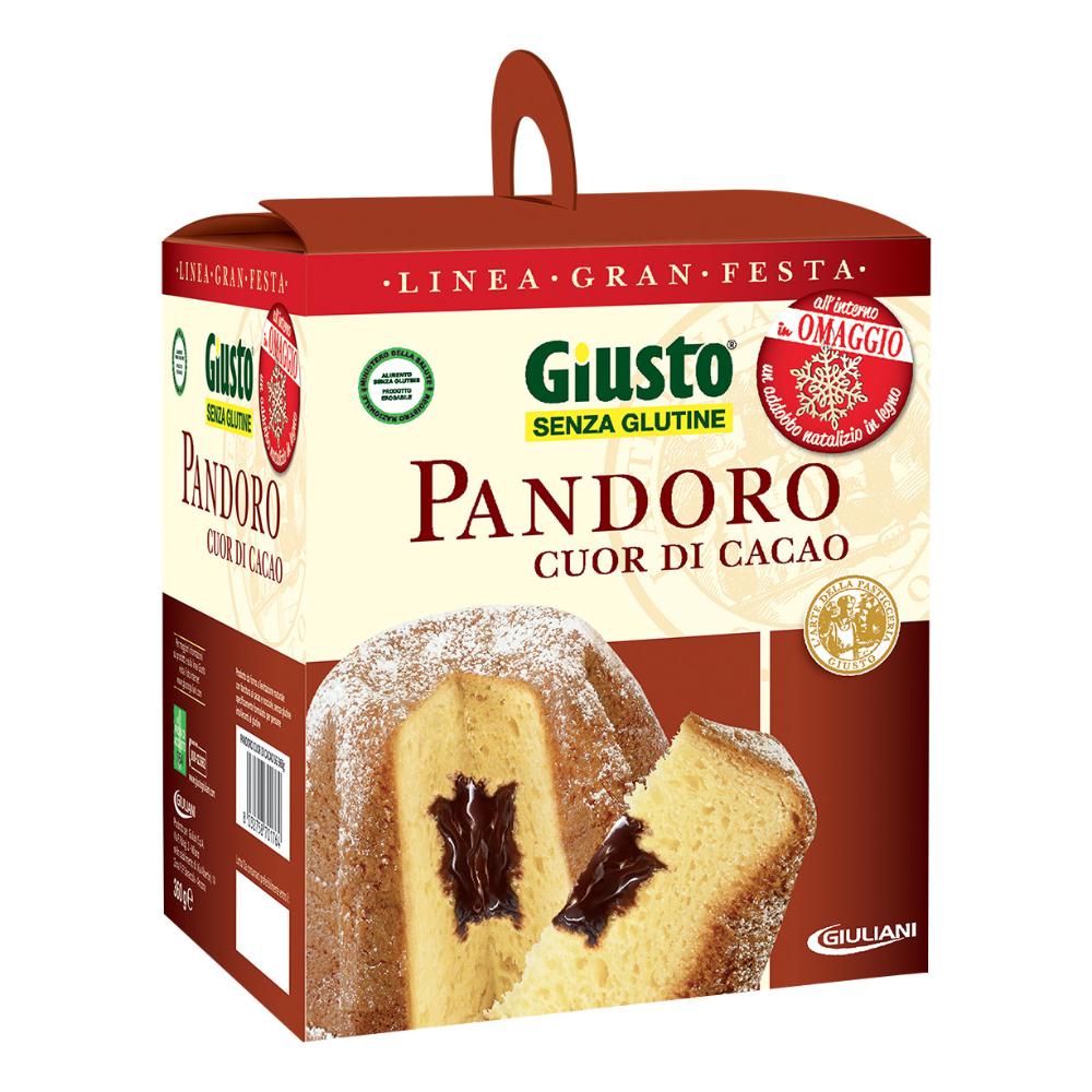 GIUSTO PANDORO CUOR CAC 360G S/G