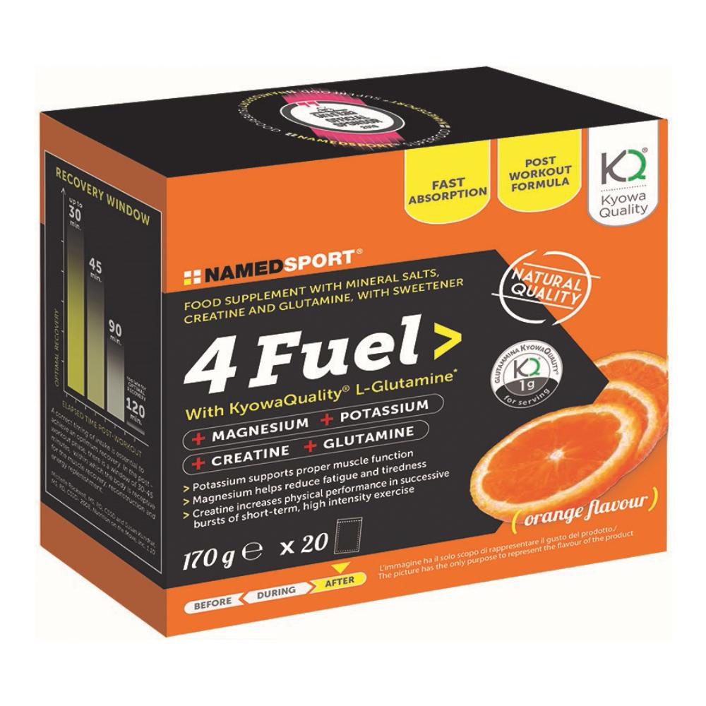 Named Sport 4FUEL 20 bustine - Integratore salino per il recupero dopo attività sportiva