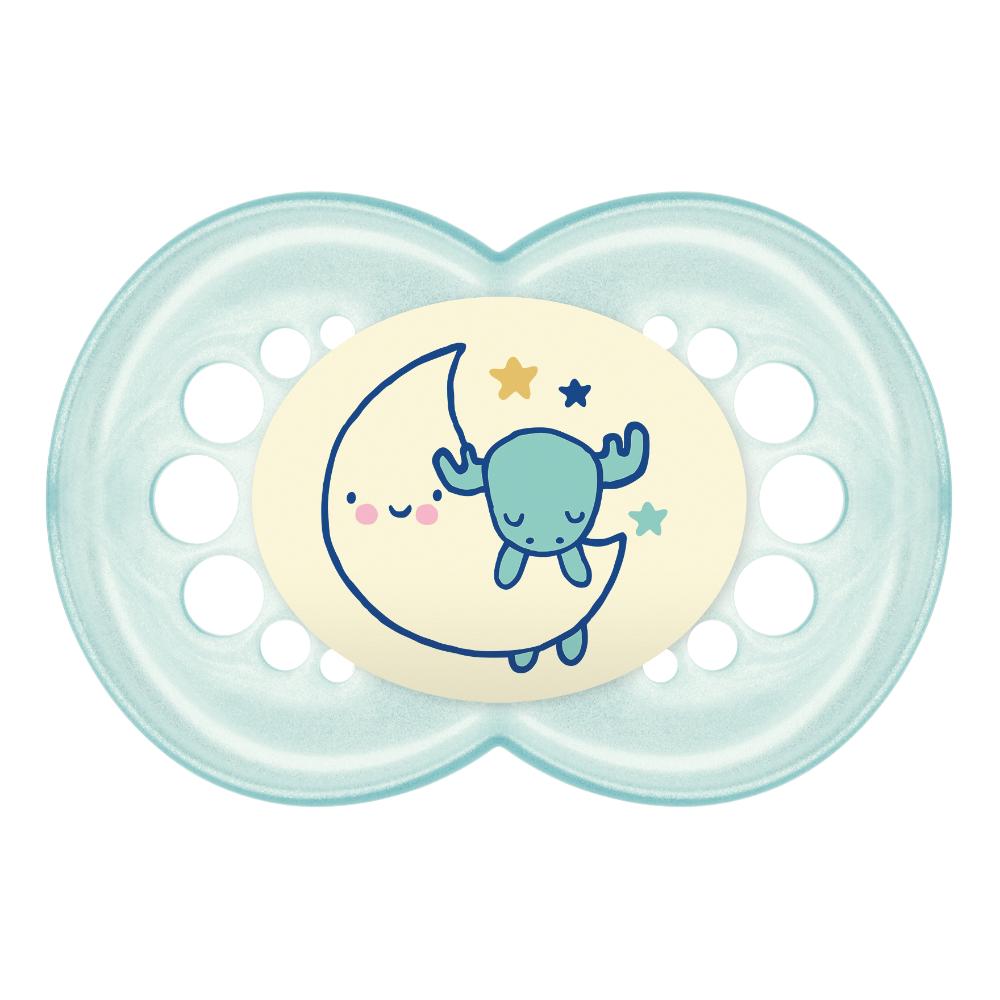 MAM 6+ 2SUCC NIGHT SILIKON SET