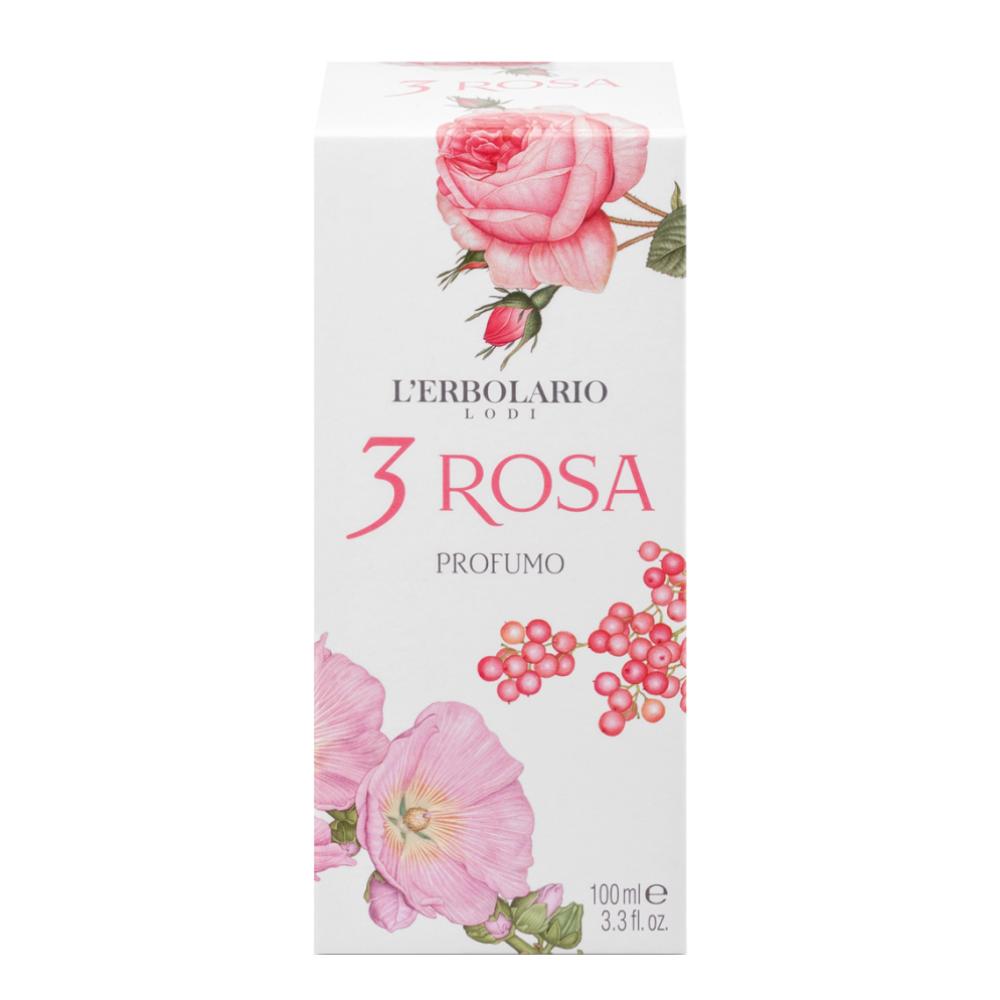 3 Rosa Acqua Profumo 100 millilitri
