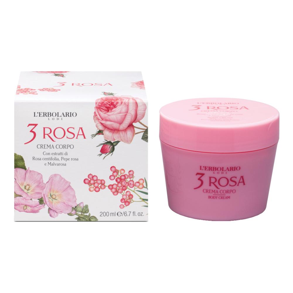 ERBOLARIO 3 ROSA CR CORPO 200ML