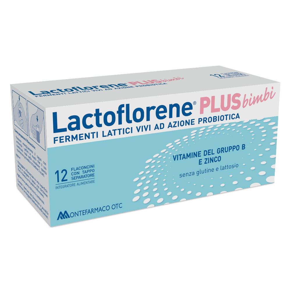Lactoflorene plus bimbi 12 flaconcini