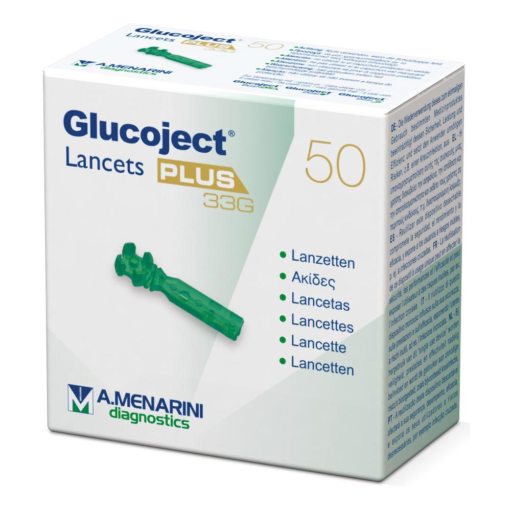GLUCOJECT LANCETS PLUS G33 50PZ