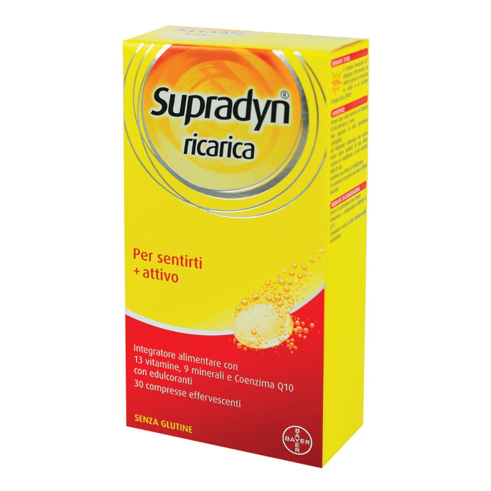 Supradyn Ricarica - multivitaminico per adulti - 30 compresse effervescenti