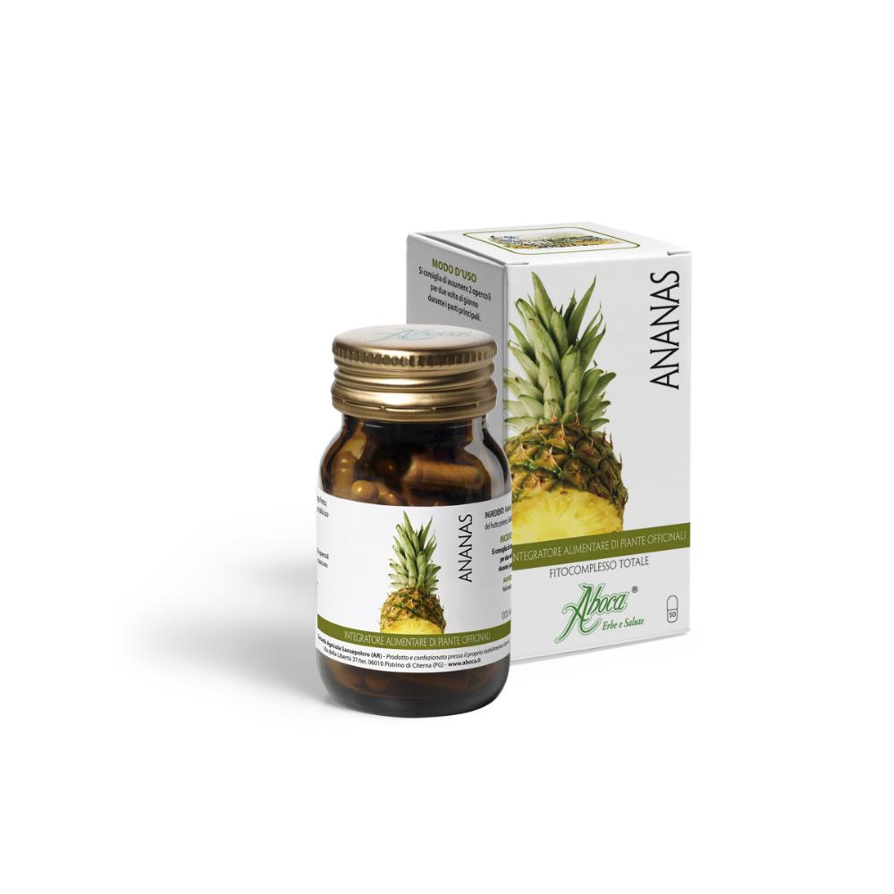 Ananas fitocomplesso totale - integratore per contrastare la cellulite - 50 opercoli - Aboca