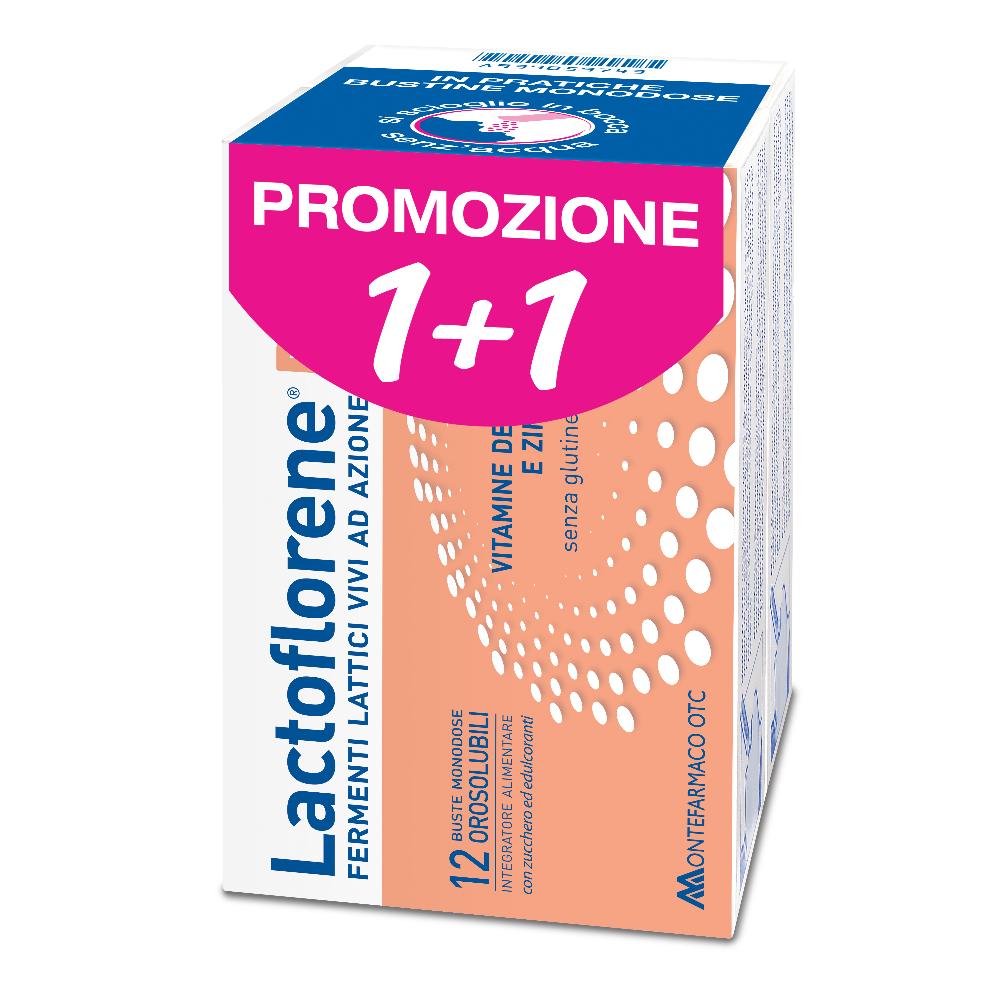 LACTOFLORENE PLUS BIPACK 12 BUSTINE 48 G