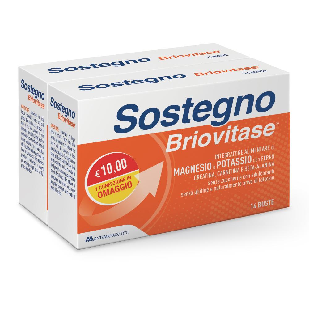 Briovitase sostegno -confezione doppia - 2x14 buste