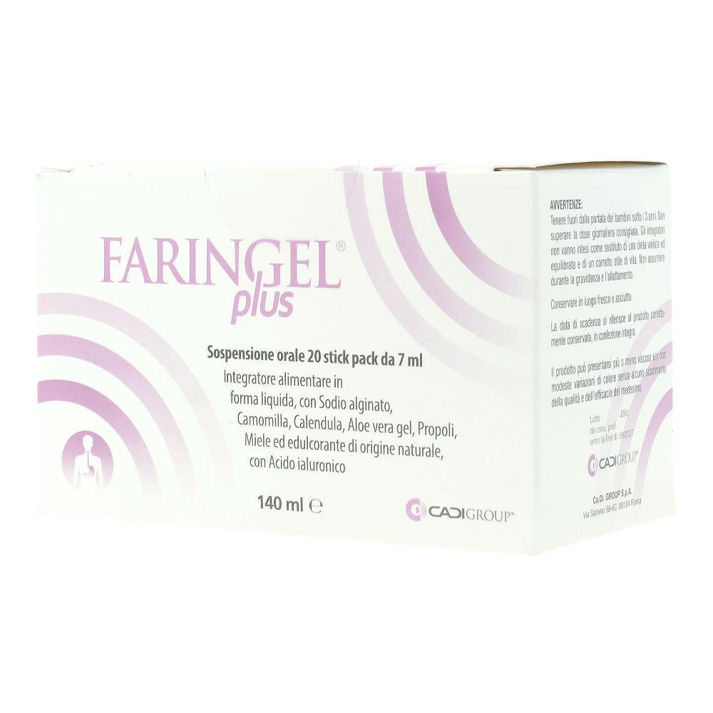 Faringel plus- 20 stick pack 7ml