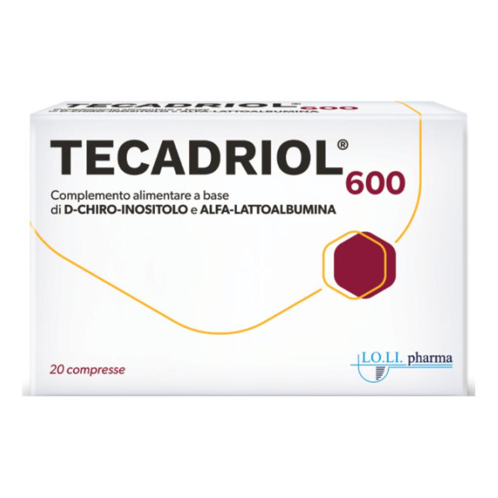 TECADRIOL 600 INT 20 COMPRESSE 20G