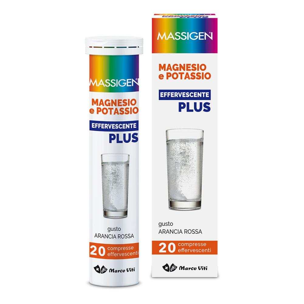 Massigen magnesio potassio 20 compresse effervescenti
