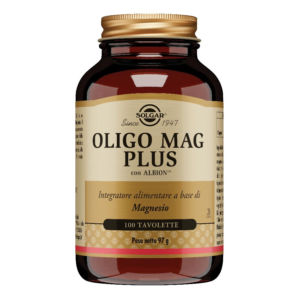 Oligo mag plus - 100 tavolette - Solgar