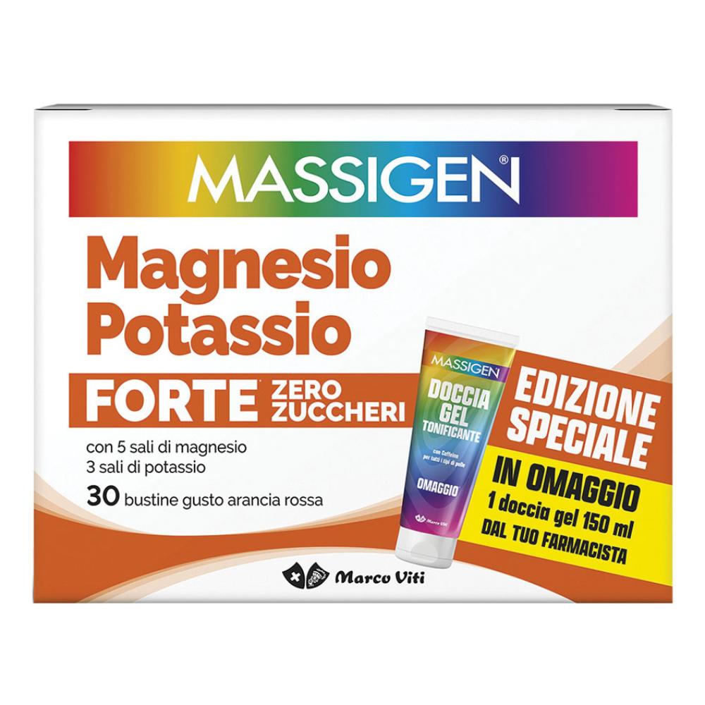 Massigen magnesio e potassio forte 30 bustine