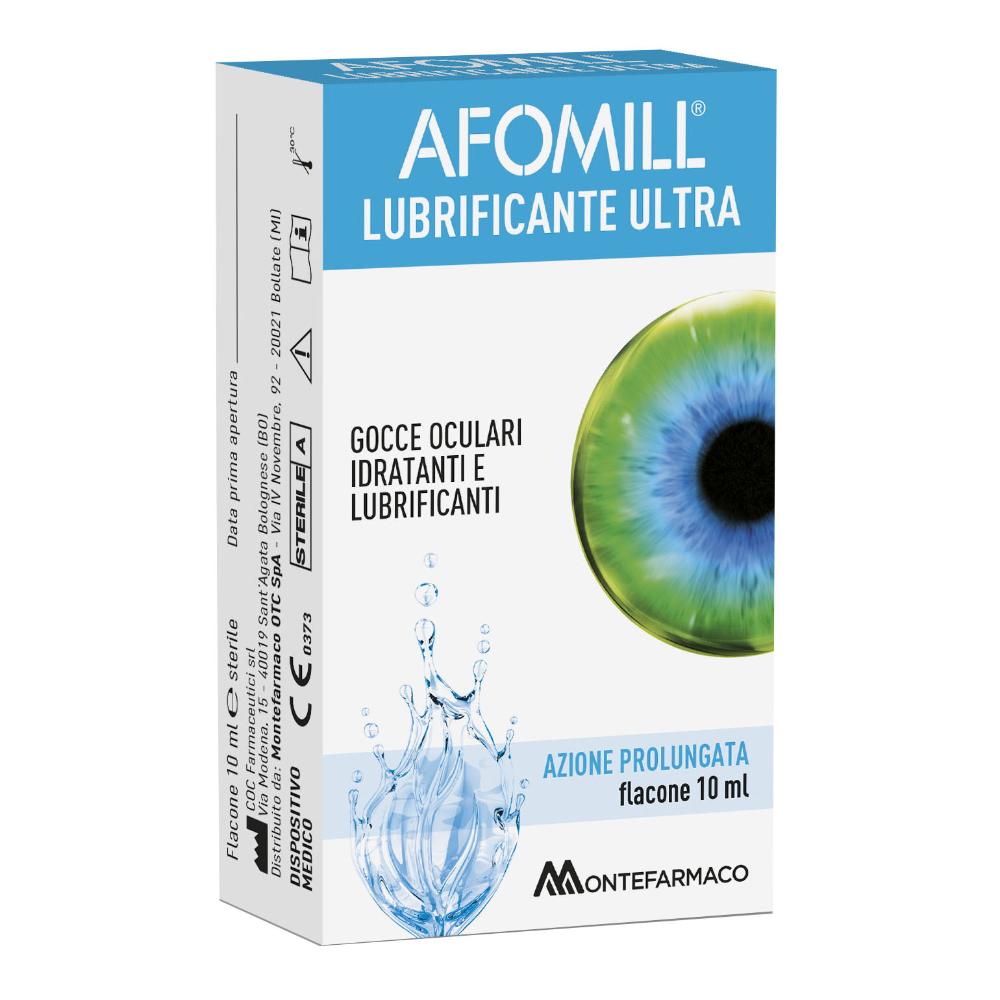 Afomill Lubrificante Ultra gocce oculari 10 flaconcini 0,5 millilitri