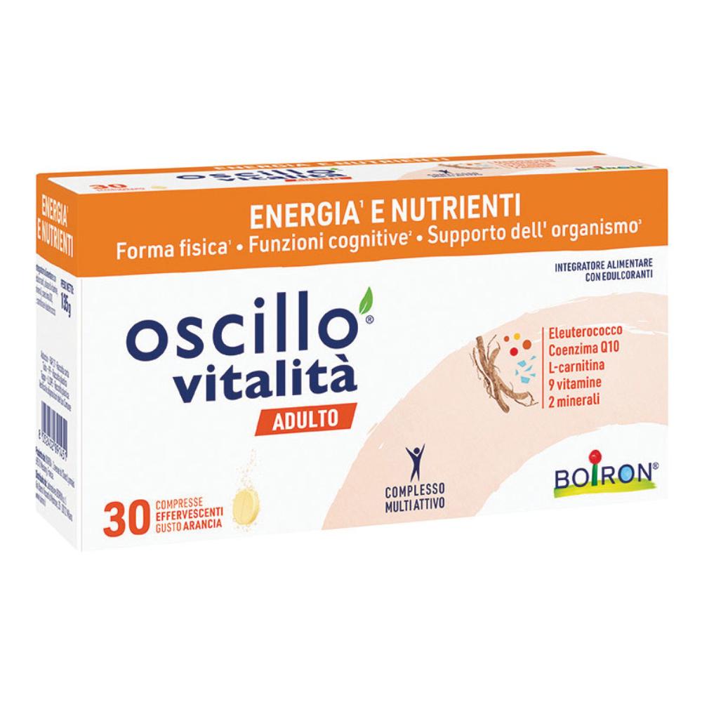 Oscillo vitalità adulto - multivitaminico per adulti 30 compresse effervescenti