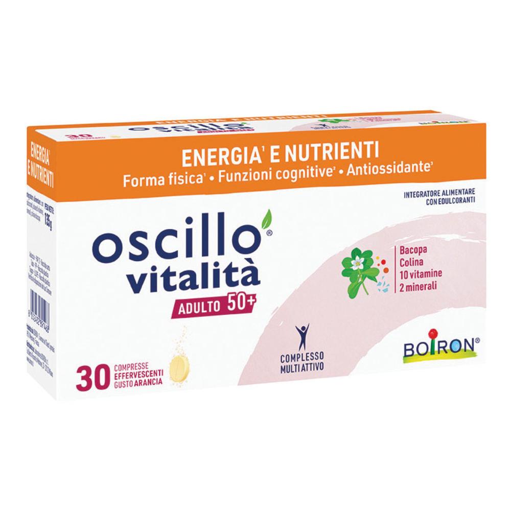 Oscillo vitalità 50+ - multivitaminico per adulti 30 compresse effervescenti