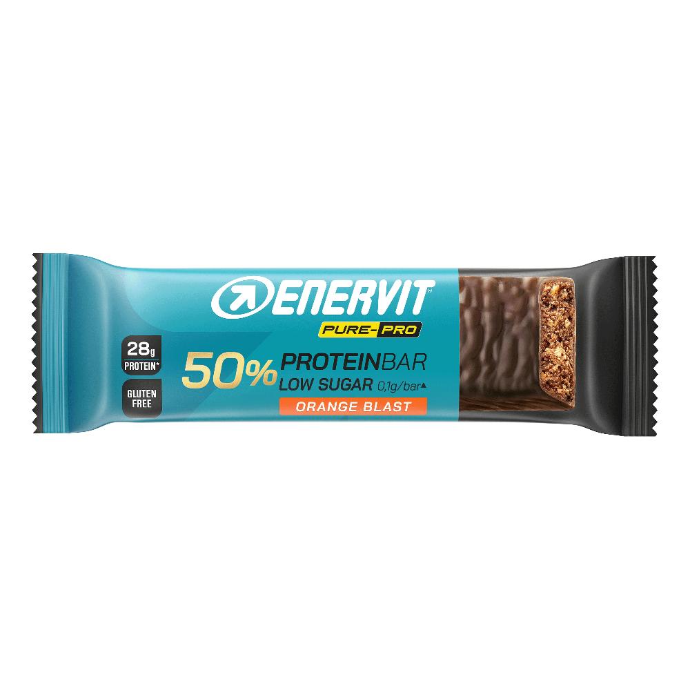 ENERVIT PURE PRO BAR 50% ORANGE BLAST 55 G