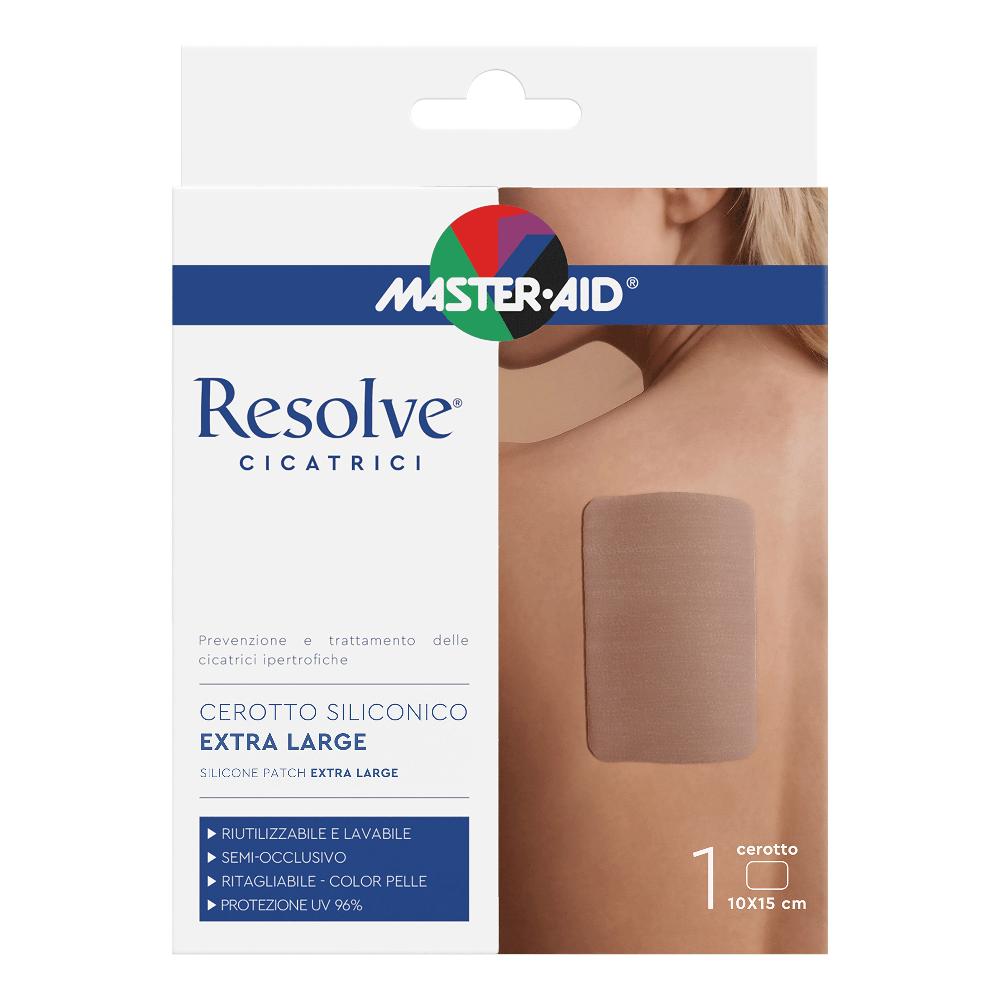 CEROTTO SILICONICO MASTER-AID RESOLVE CICATRICI EXTRA LARGE10X15 CM 1 PEZZO