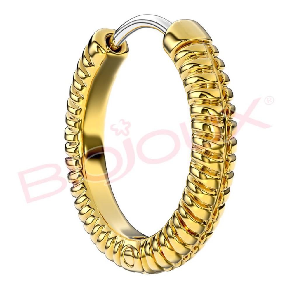 BJT385 ORECCHINO QUEEN ANNE 18MM GOLD PLATED