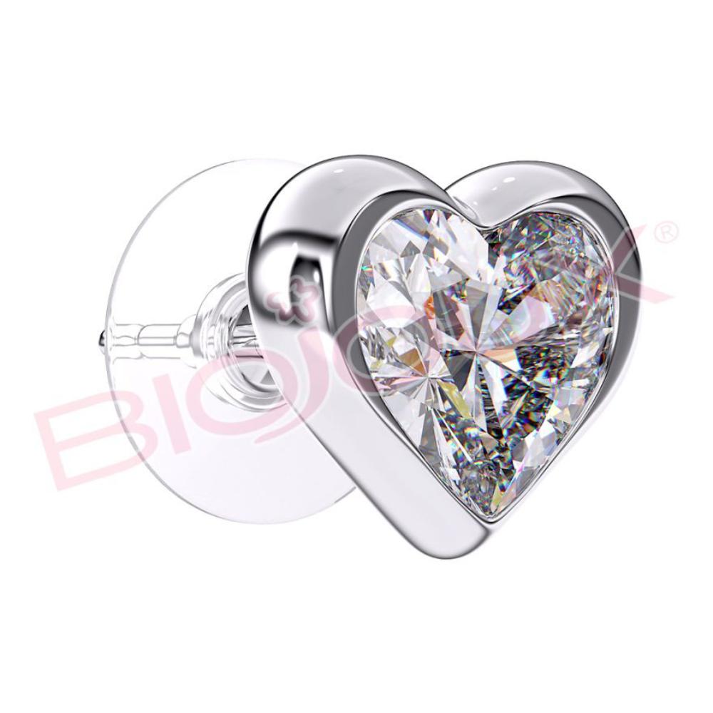 BJT390 ORECCHINO QUEEN ELEANOR 6MM STAINLESS STEEL