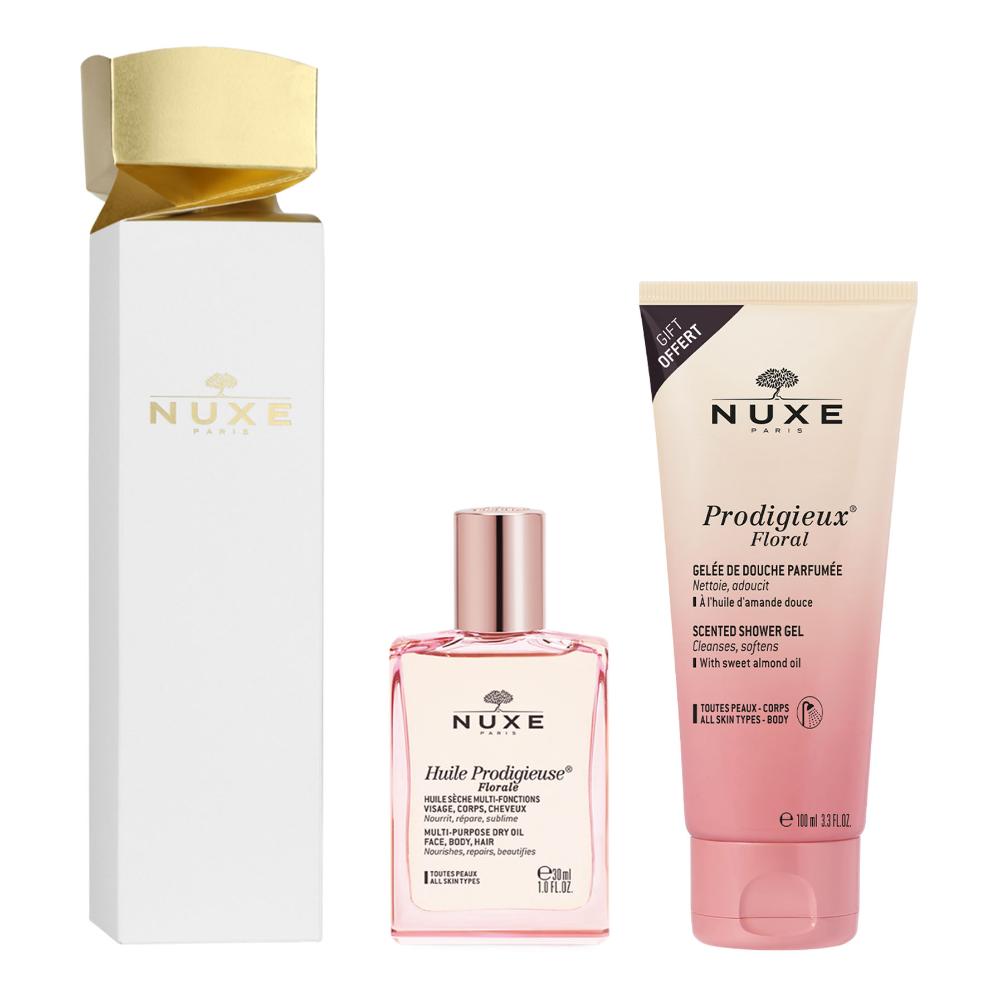 Nuxe Cracker - Huile Prodigieuse Floreale 30 Millilitri + Gel Doccia Prodigieux Floreale 100 Millilitri