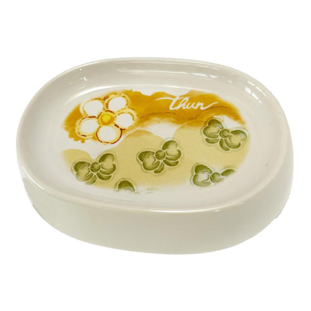 Piattino Portasapone con margherita e fiocchi - collezione 2025