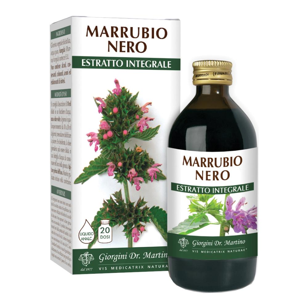 Dr Giorgini Integratore Alimentare, Marrubio Nero Estratto Integrale Liquido Analcoolico - 200 Ml-image