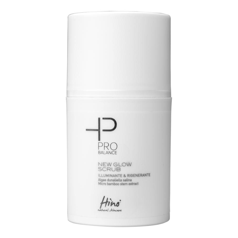 Hino Natural skincare - Pro balance New Glow - scrub esfoliante viso e decolleté - 50 millilitri