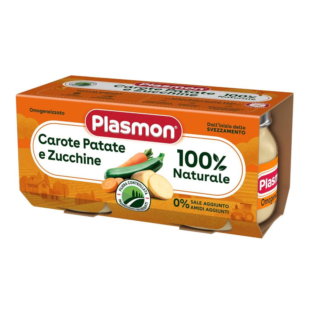 PLASMON OMOGENEIZZATO CAROTE PATATE ZUCCHINE 4 X 80 G