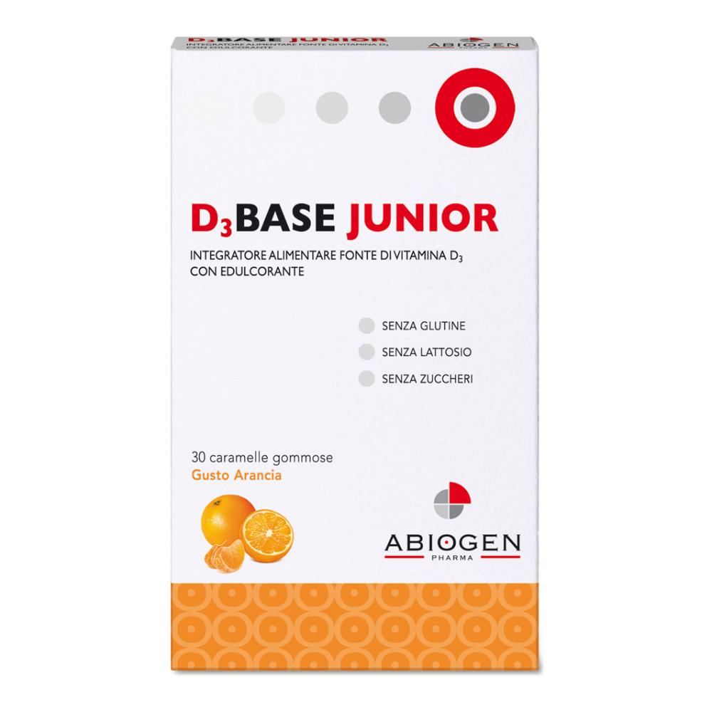 D3base junior - 30 caramelle arancia