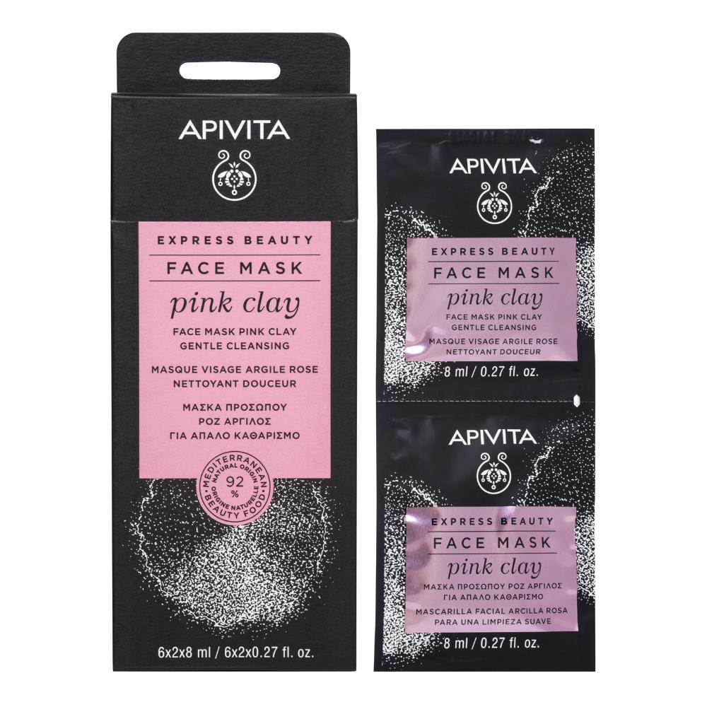 APIVITA EXPRESS PINK CLAY 2 X 8 ML
