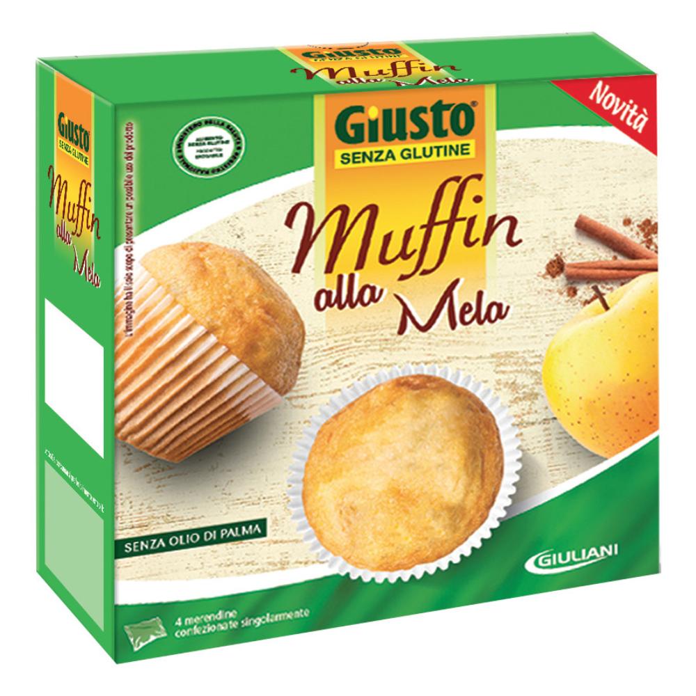 GIUSTO MUFFIN MELA 200G S/GL